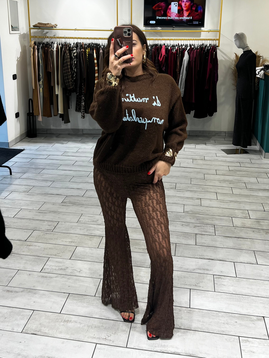 Leggings Isela Marrone