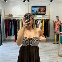 Dress Olga Marrone