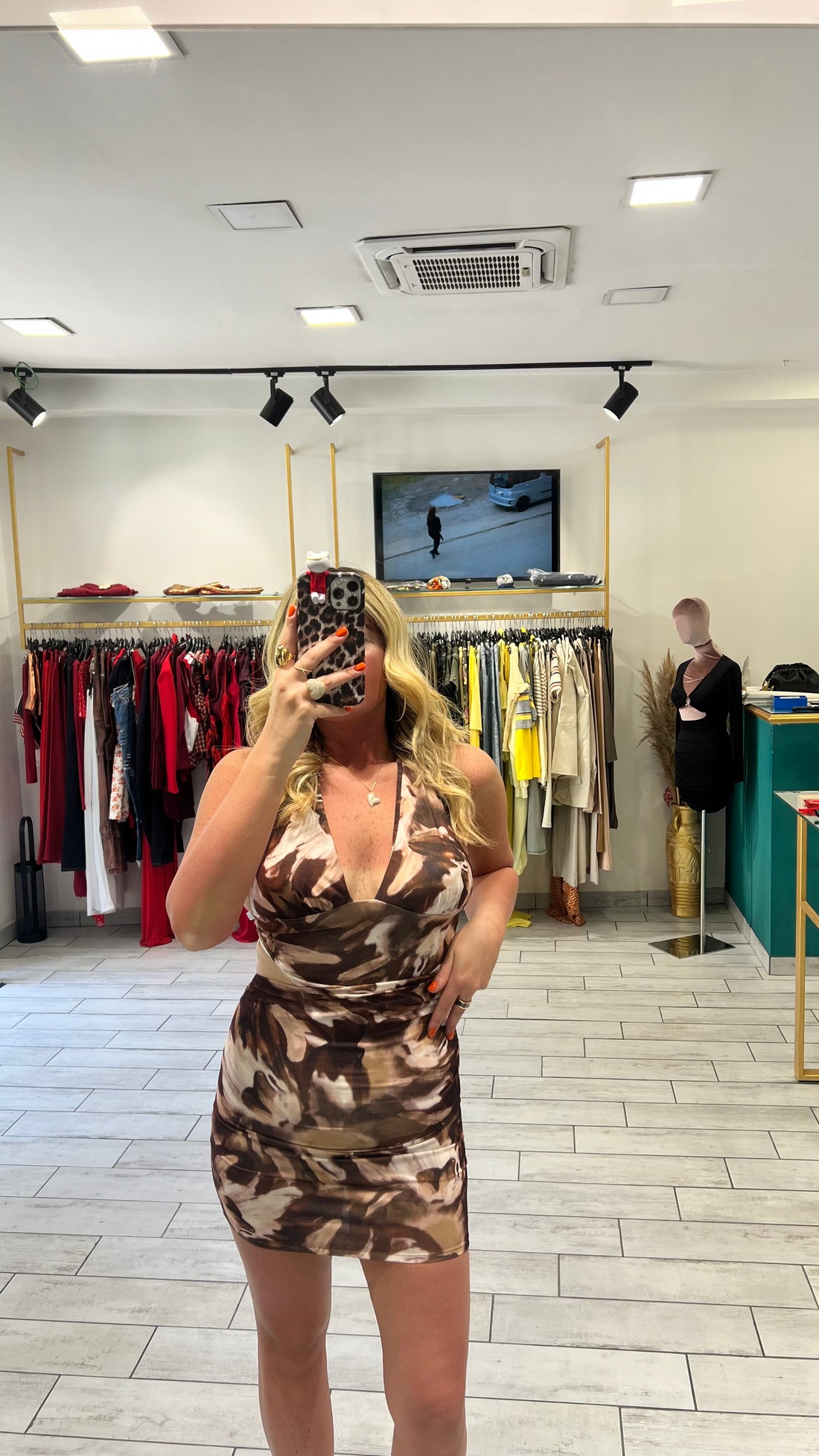 Dress Fimi Marrone