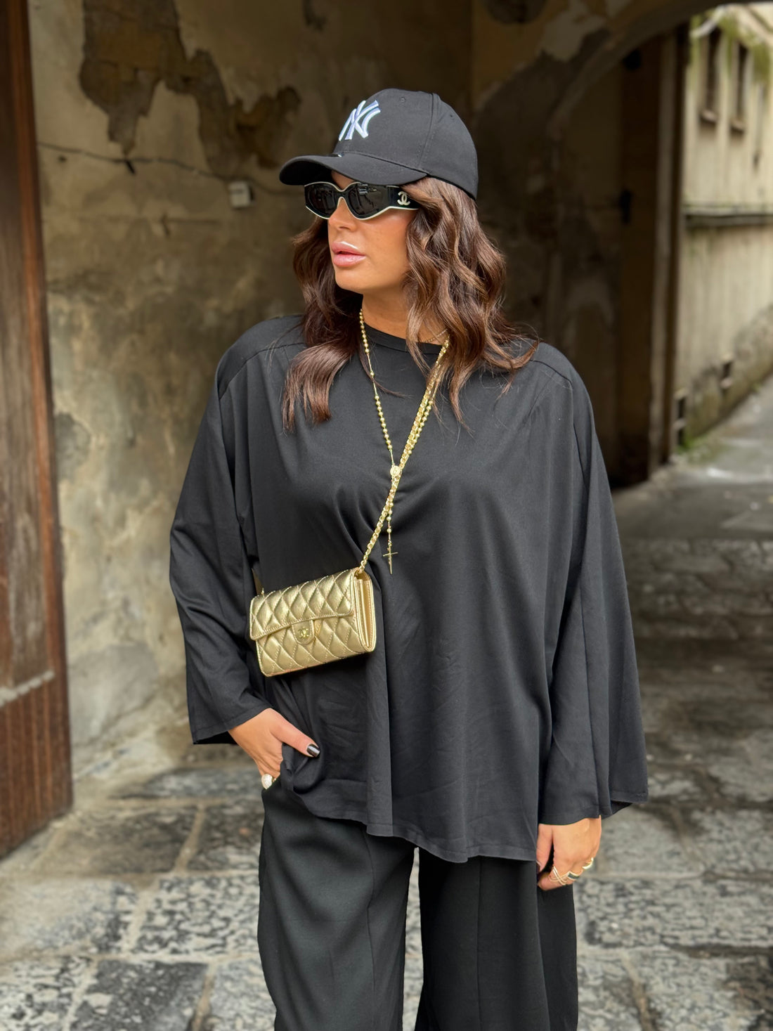 Maxi Shirt Itta Nera