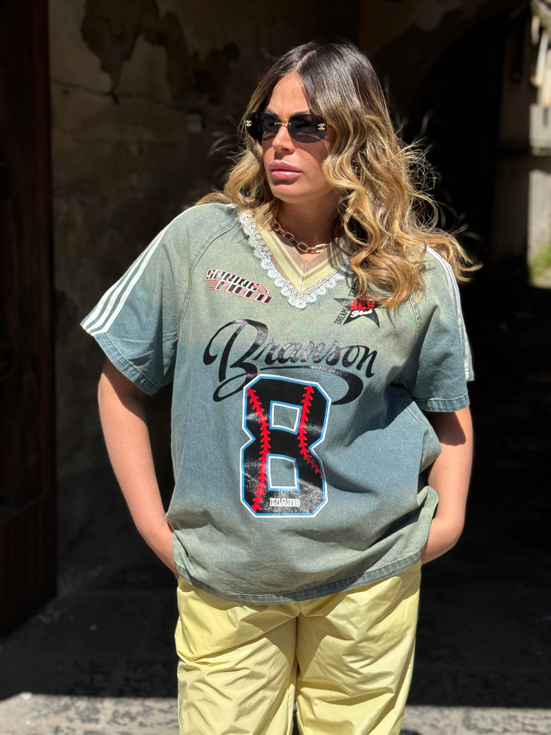 T-Shirt Branson in denim