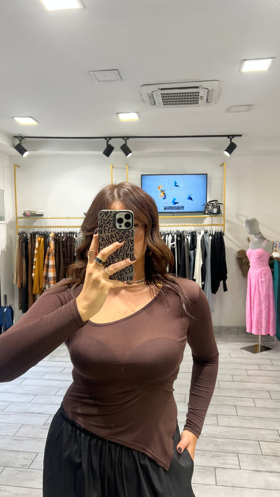 Maglia Velay Marrone