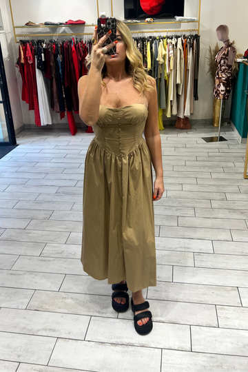 Dress Giulia Camel