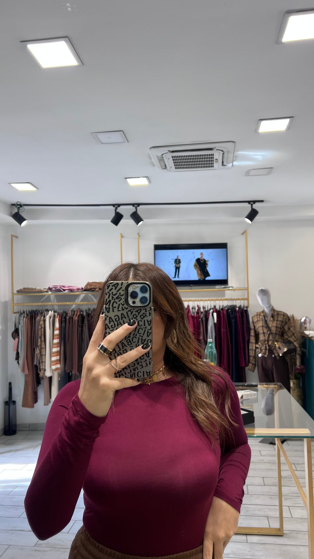 Maglia Carly a girocollo Vinaccia