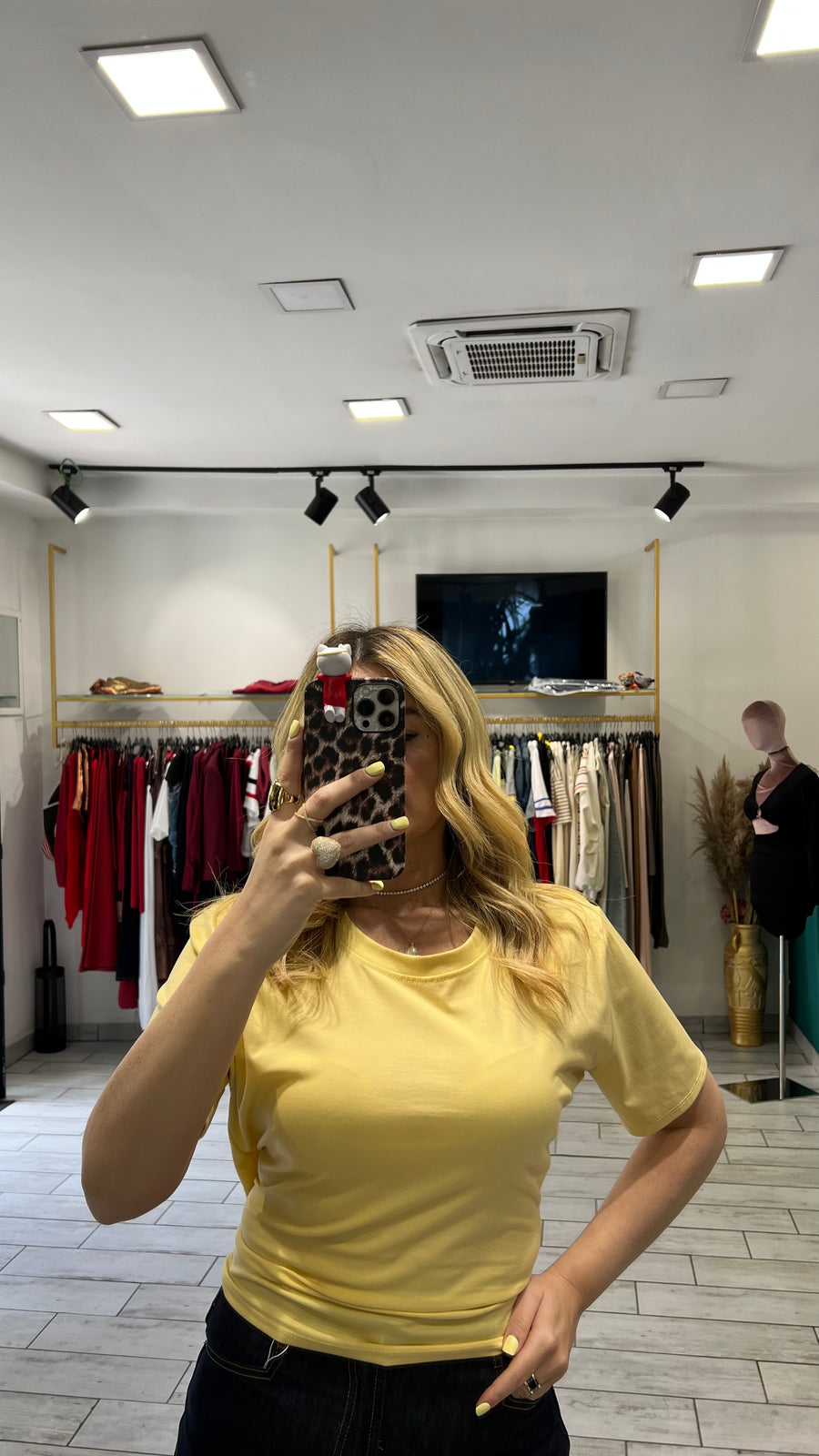 T-Shirt Alaia Gialla