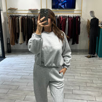 Coordinato Terry Grigio