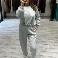 Coordinato Terry Grigio