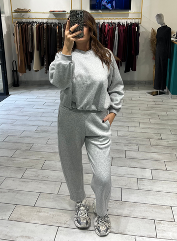 Coordinato Terry Grigio