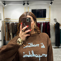 Maglione Arwen Marrone