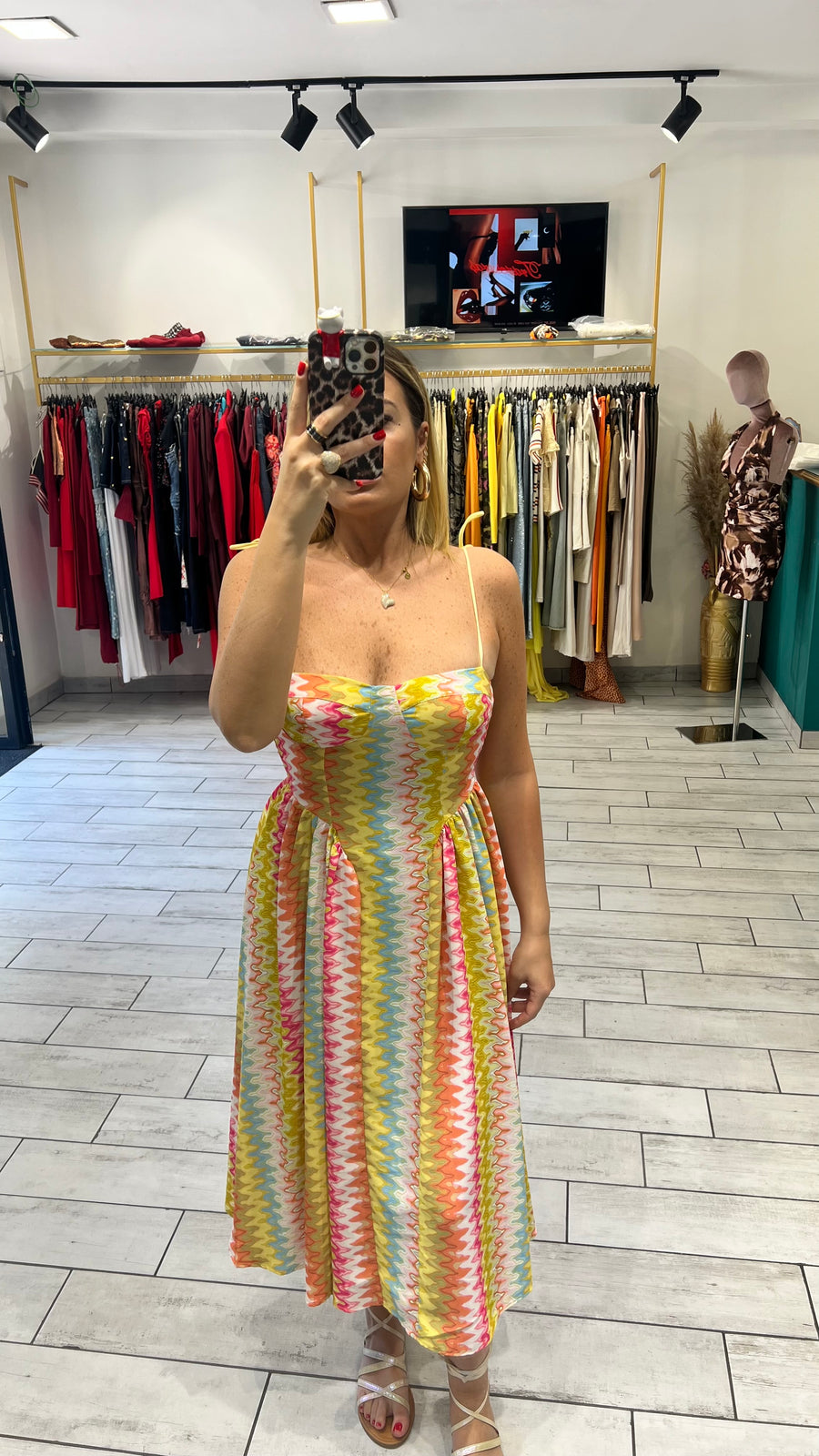 Dress Silvia Rainbow