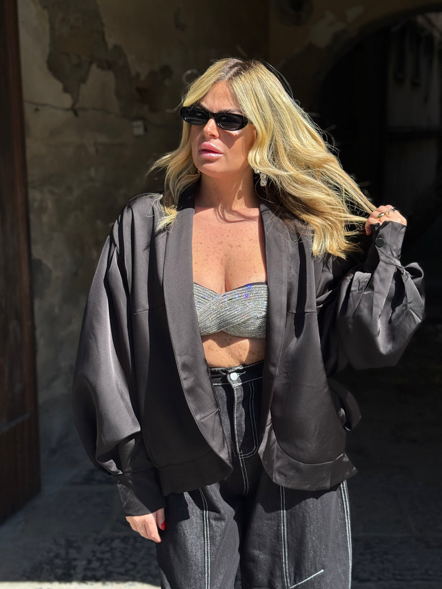 Bomber Satin