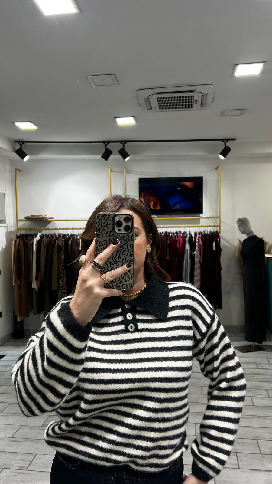 Pull a Polo Nero/Bianco