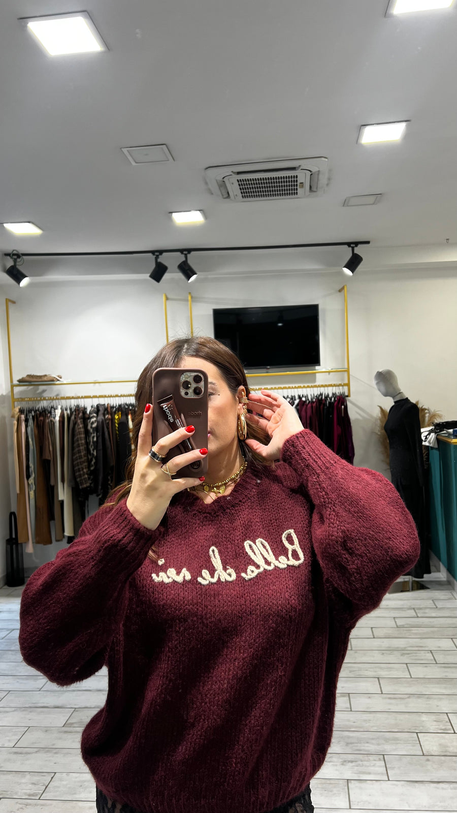 Maglione Arwen Bordo