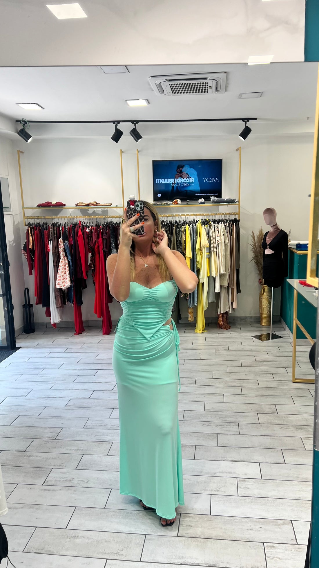 Coordinato Sefora Verde Tiffany