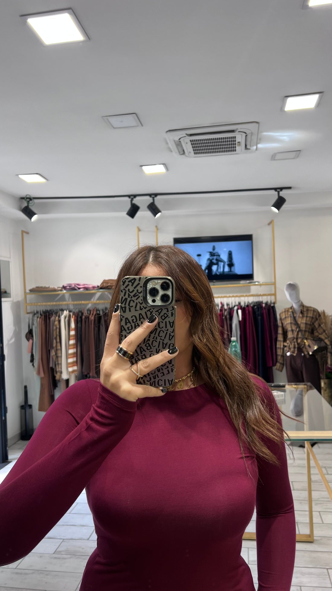 Maglia Carly a girocollo Vinaccia