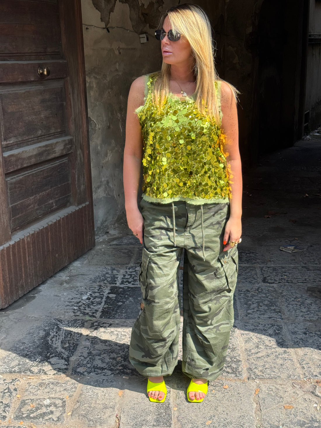 Canotta Mail Verde
