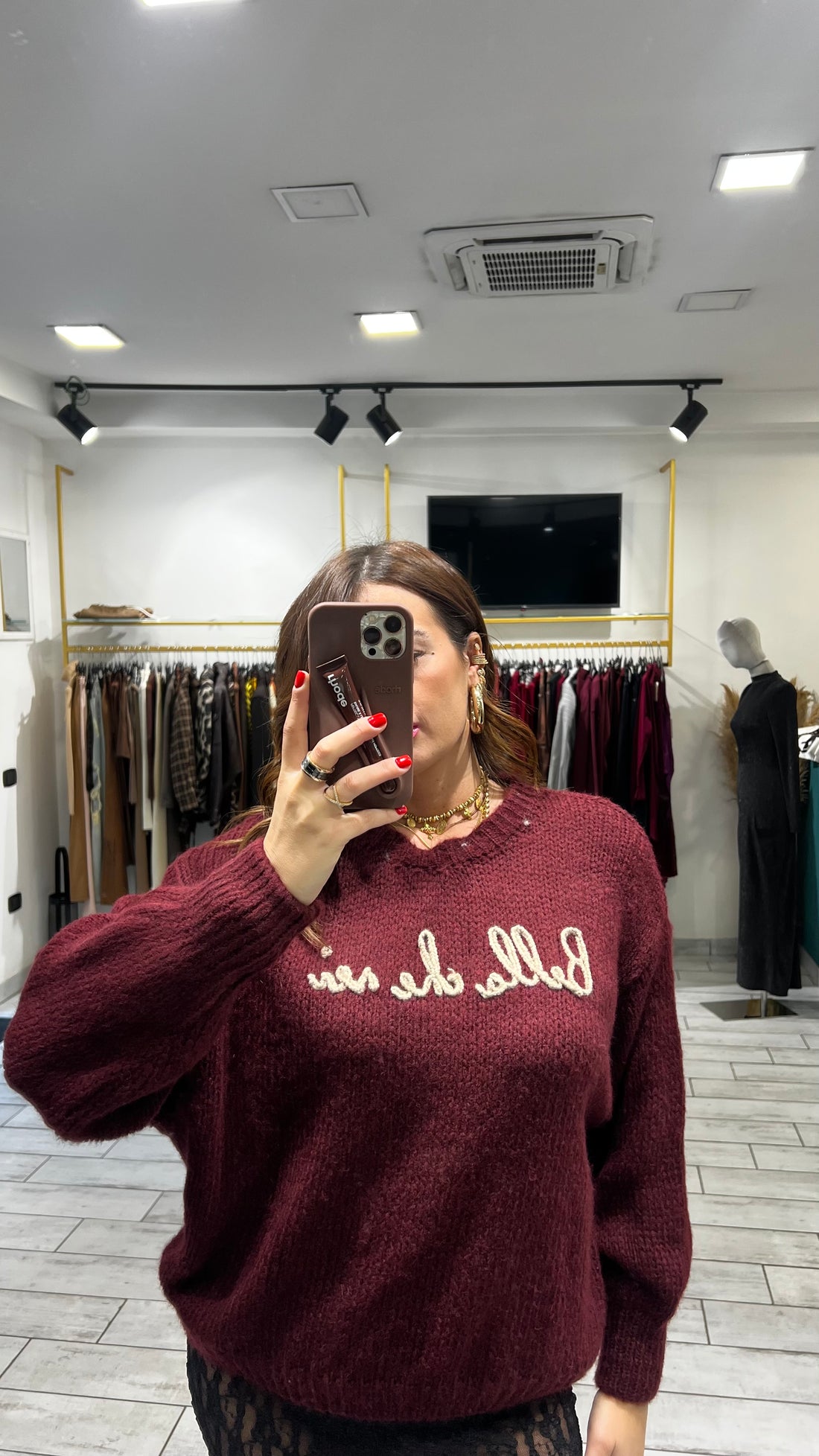 Maglione Arwen Bordo