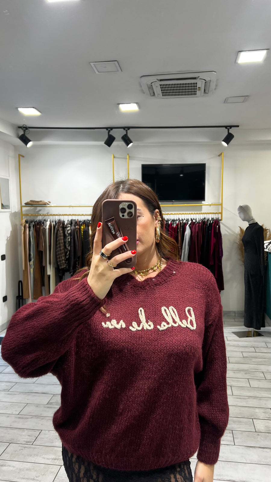 Maglione Arwen Bordo