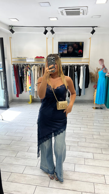 Mini Dress Shiry in raso