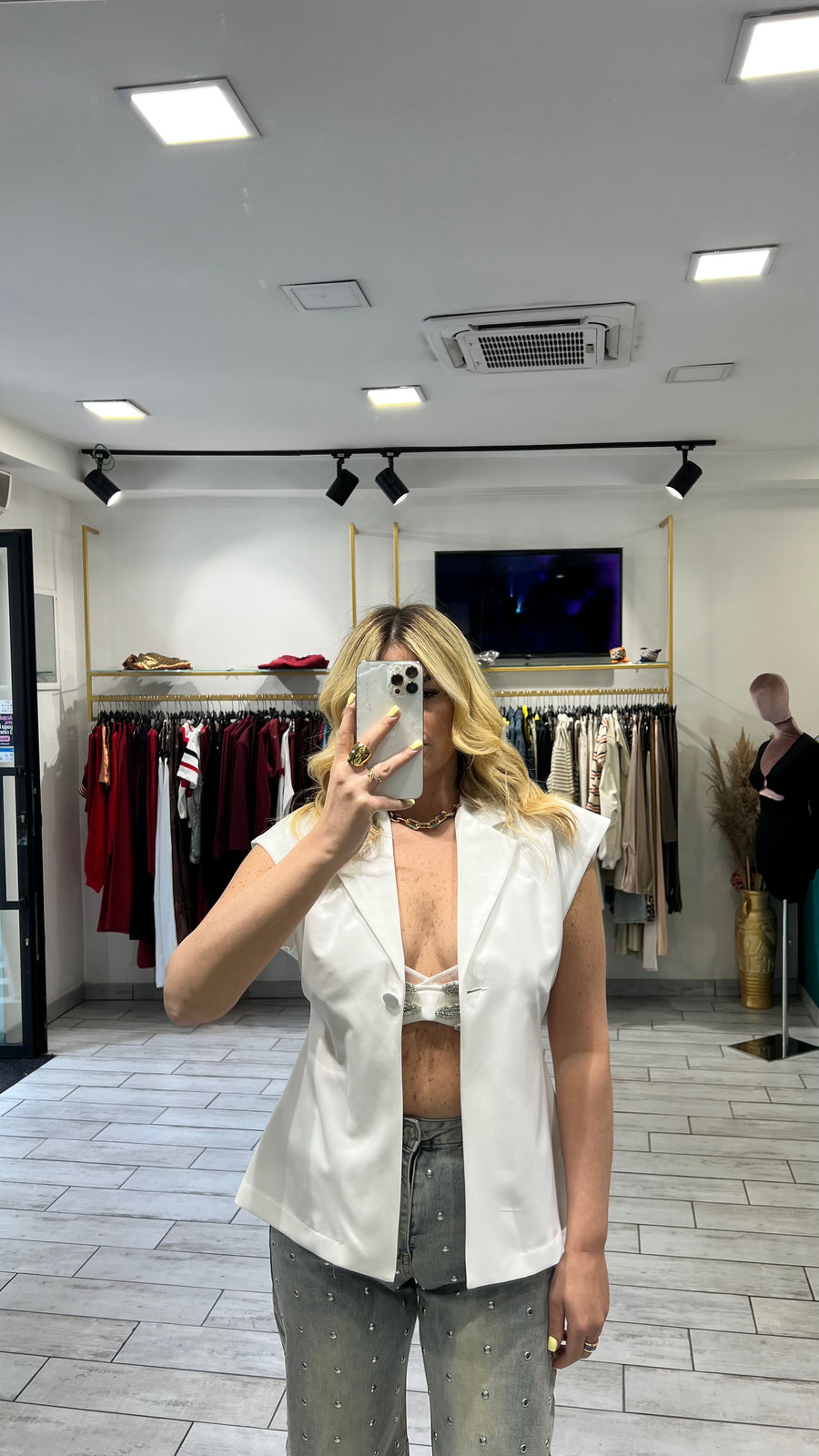 Gilet Ariel Bianco