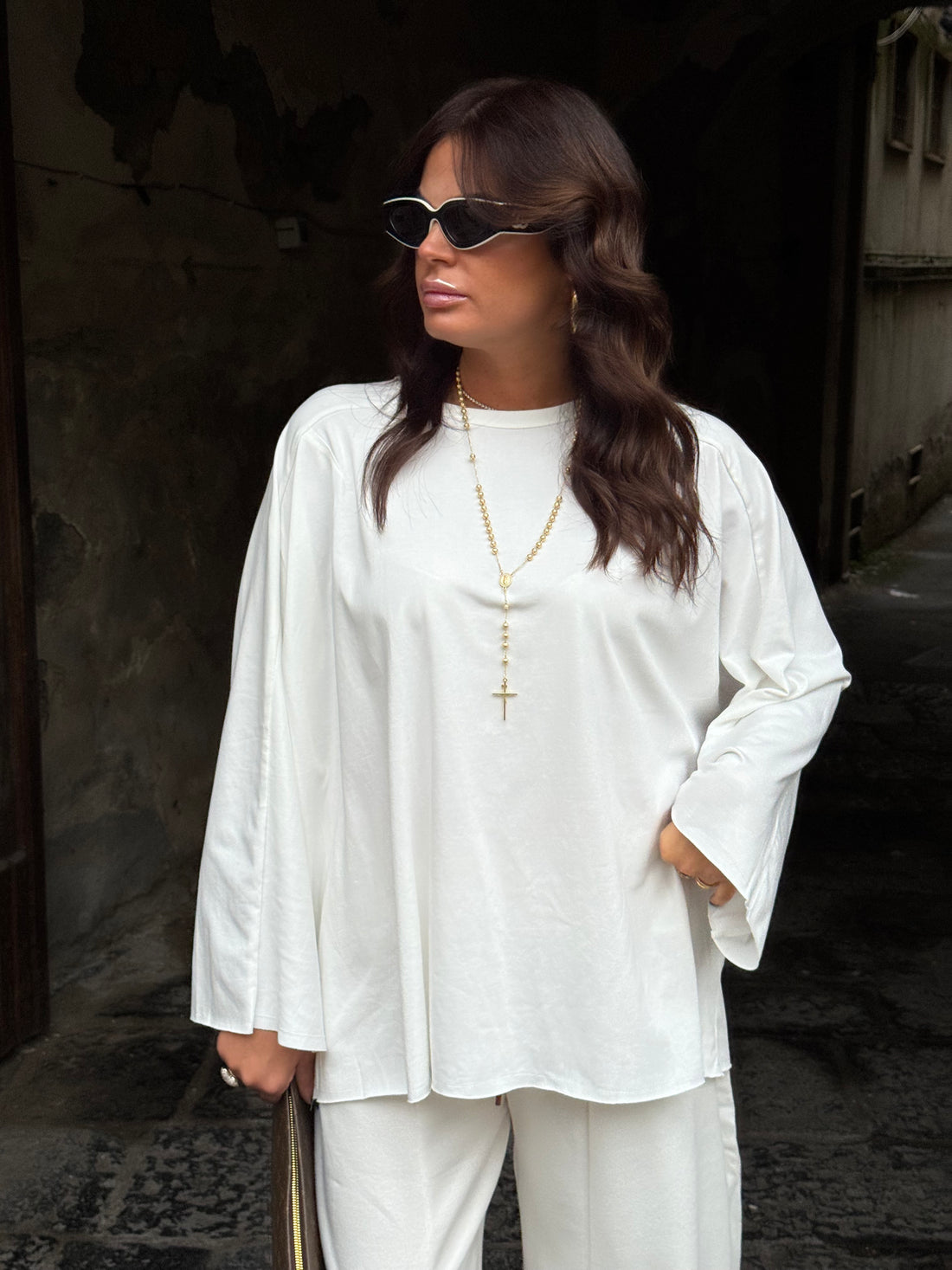 Maxi Shirt Itta Bianca