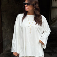 Maxi Shirt Itta Bianca