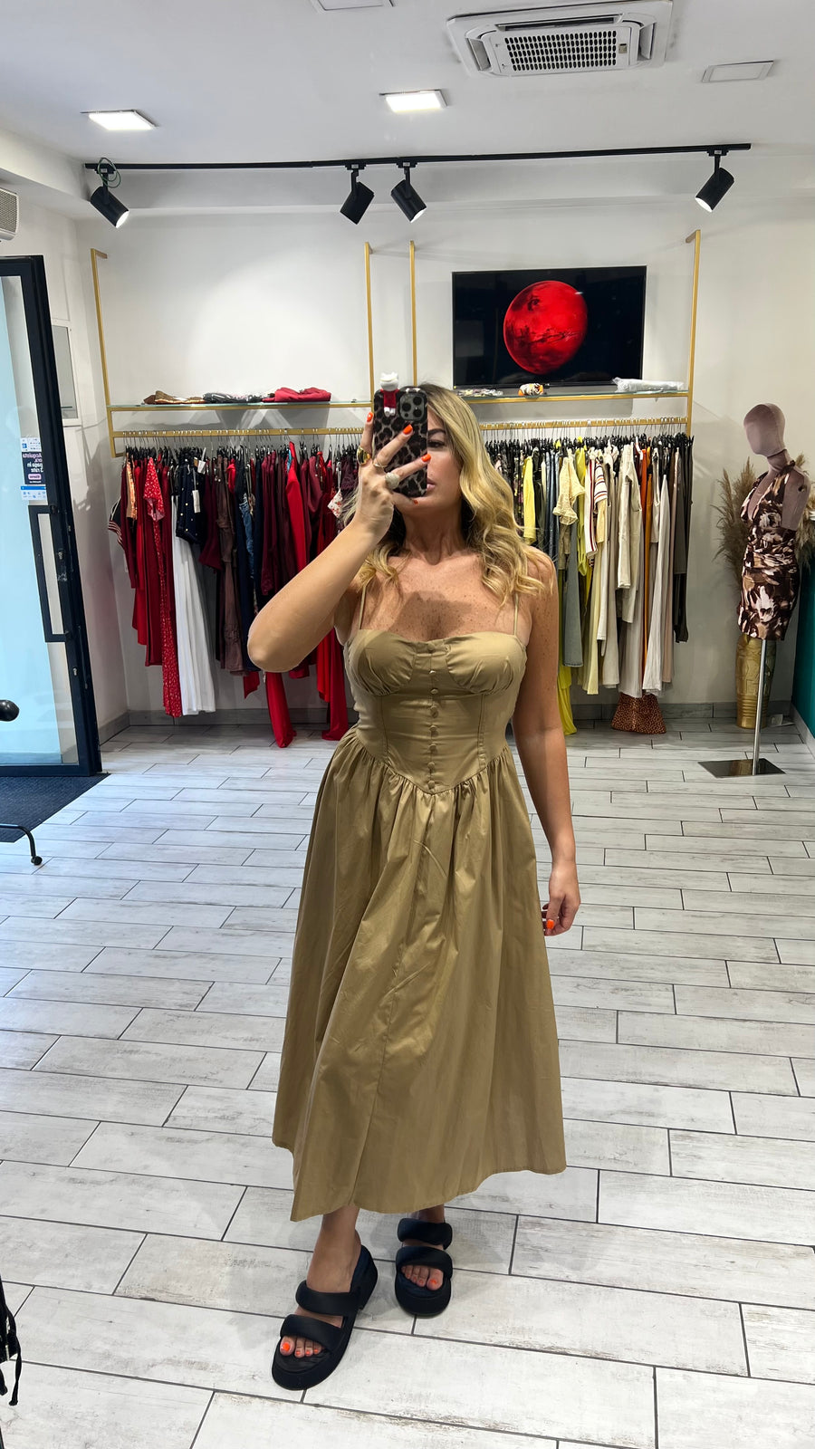 Dress Giulia Camel