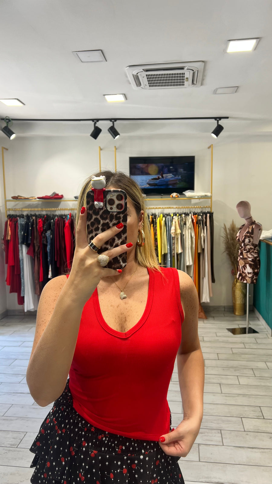 Canotta Cinco Rossa