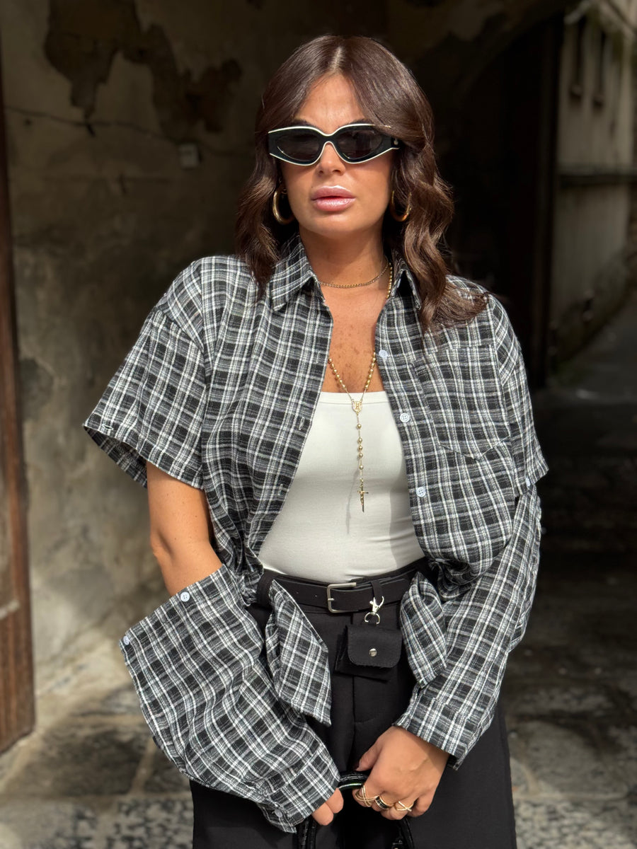 Camicia Willy Bianca/Nera