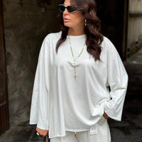 Maxi Shirt Itta Bianca