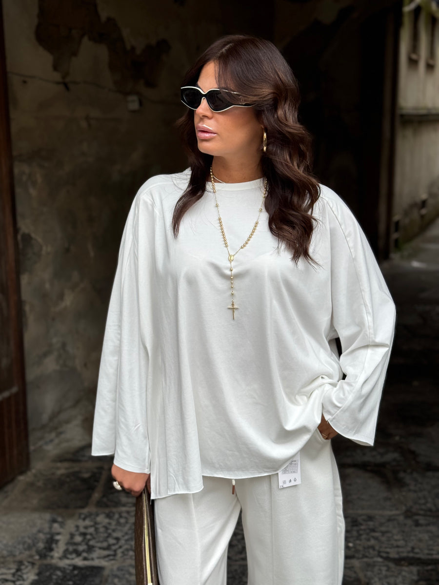 Maxi Shirt Itta Bianca