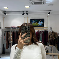 Maglia Carly a girocollo Bianca