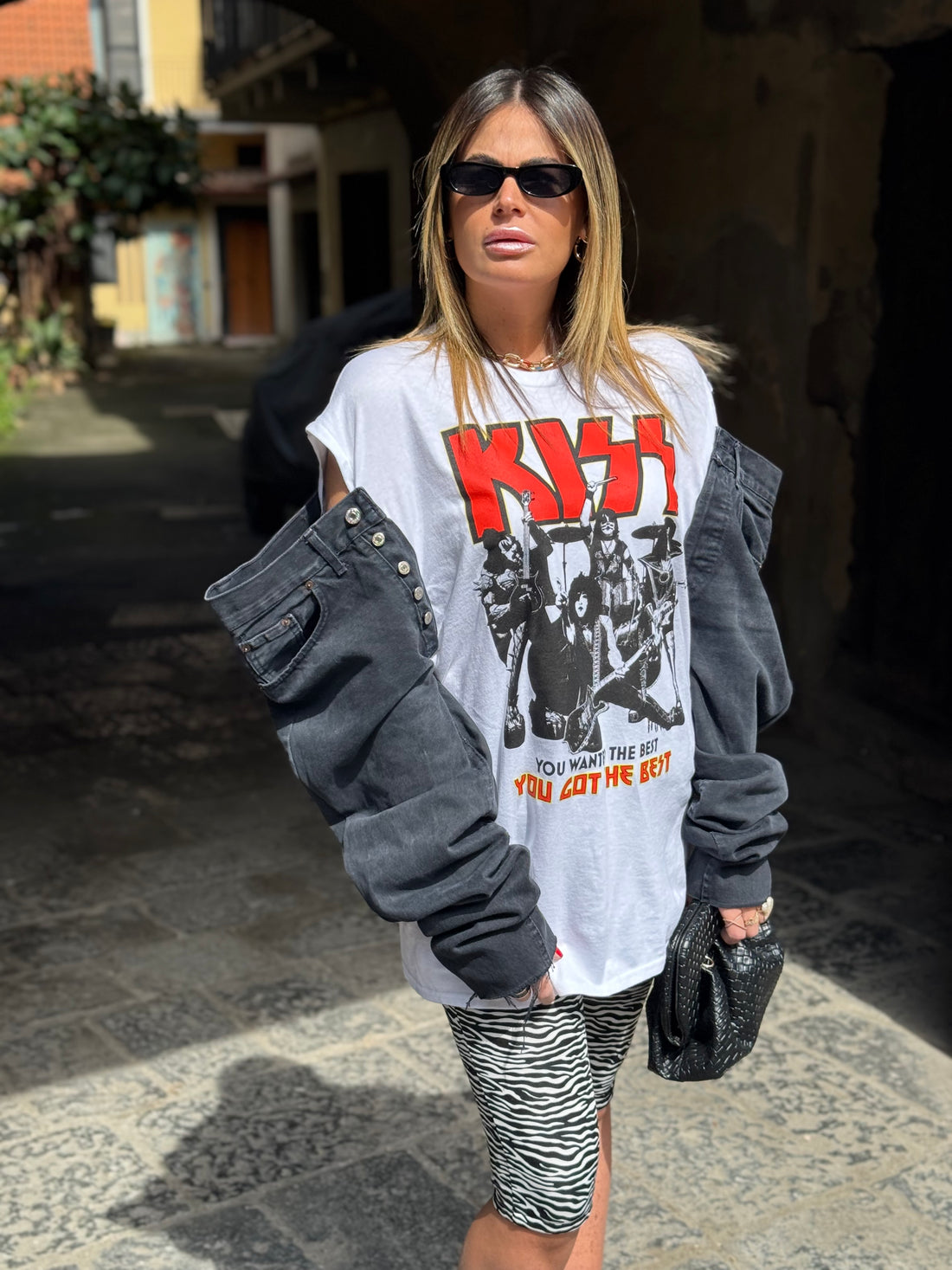 T-Shirt Rock Kiss Got Levi’s
