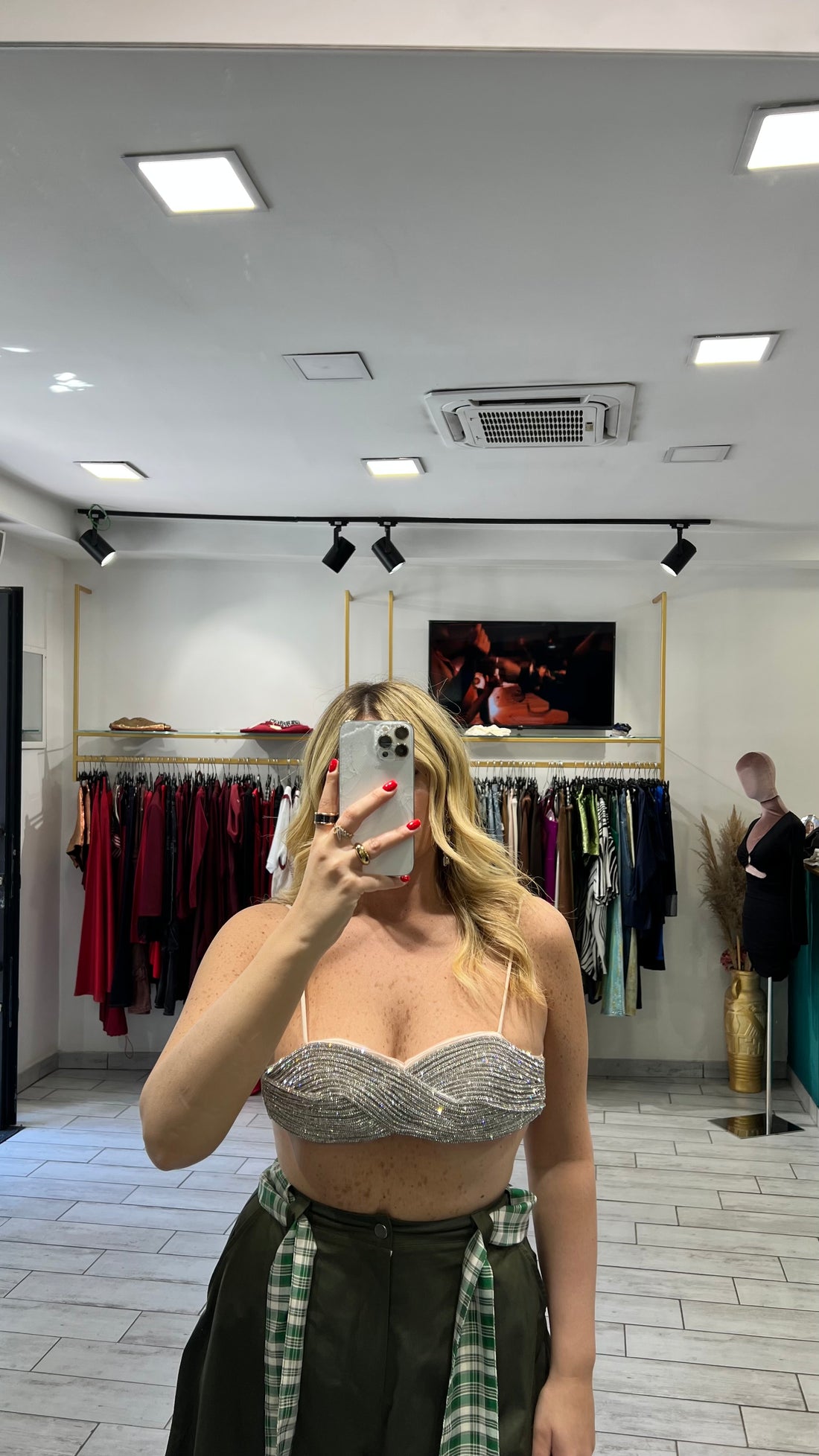 Bralette Jewels Beige
