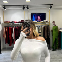 Maglia Fiore Bianca