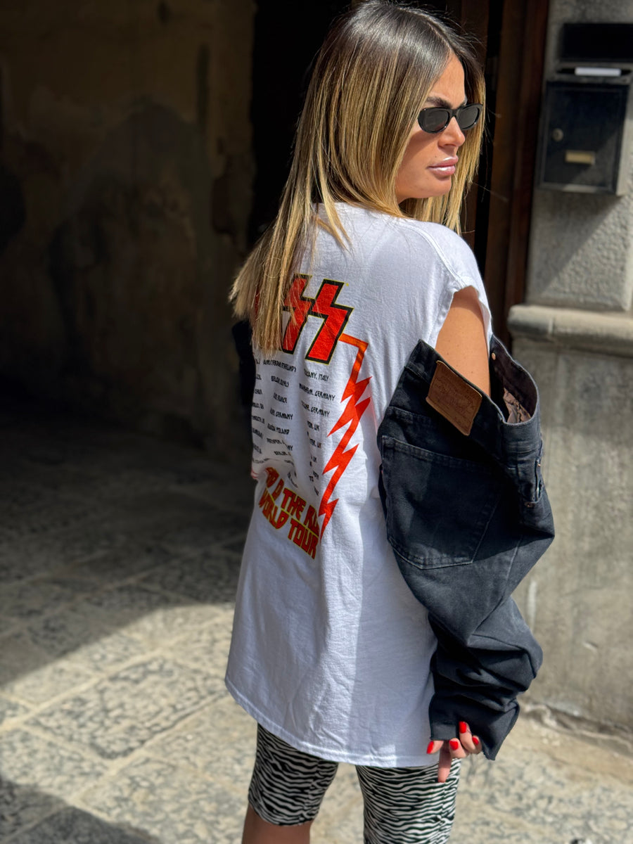 T-Shirt Rock Kiss Got Levi’s