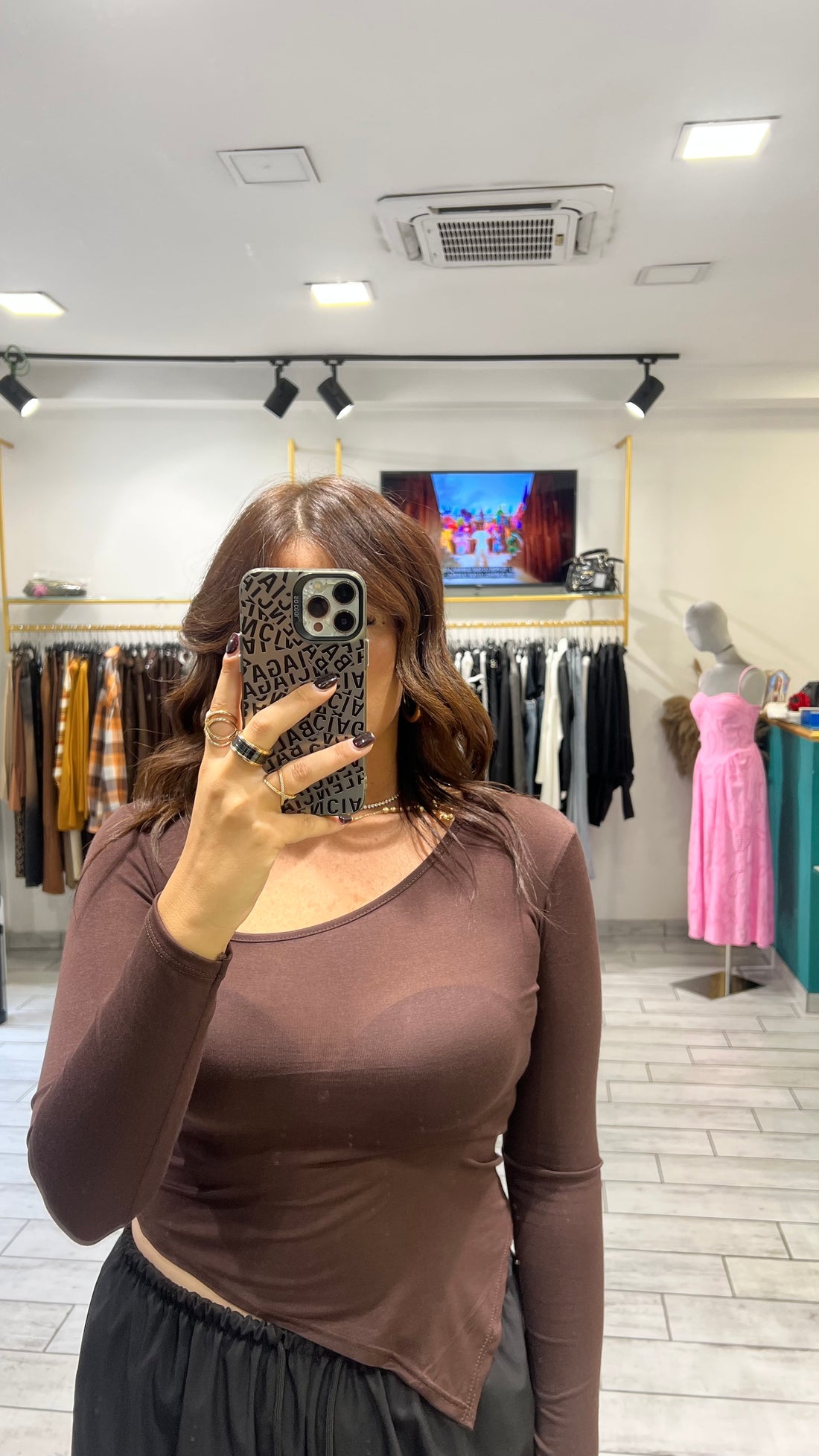 Maglia Velay Marrone