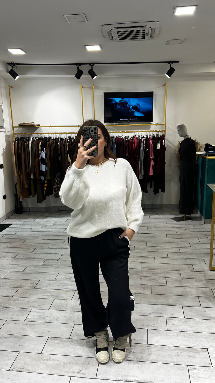 Maglione Cisab Bianco