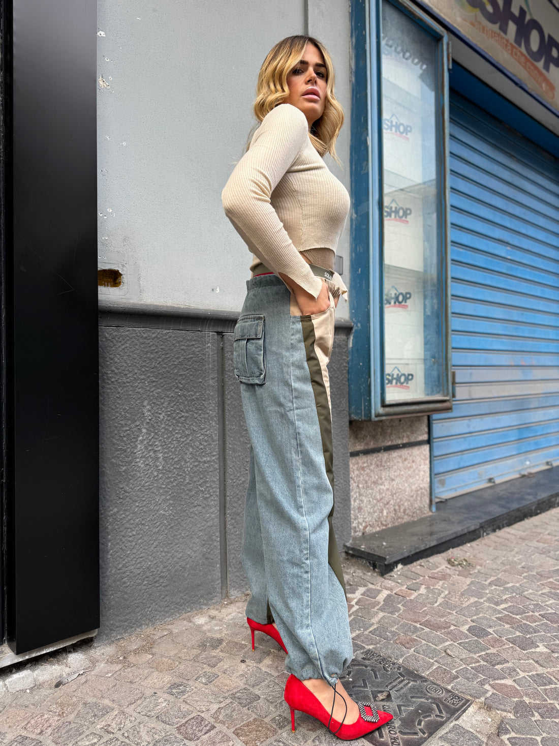 Pantalone Double Face