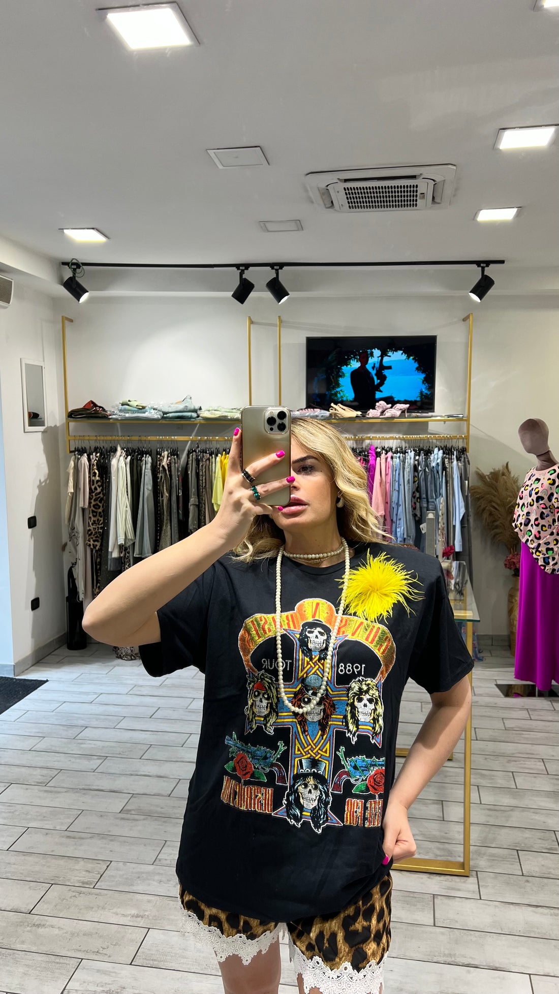 T-Shirt Rock Gun N’ Roses Fifth