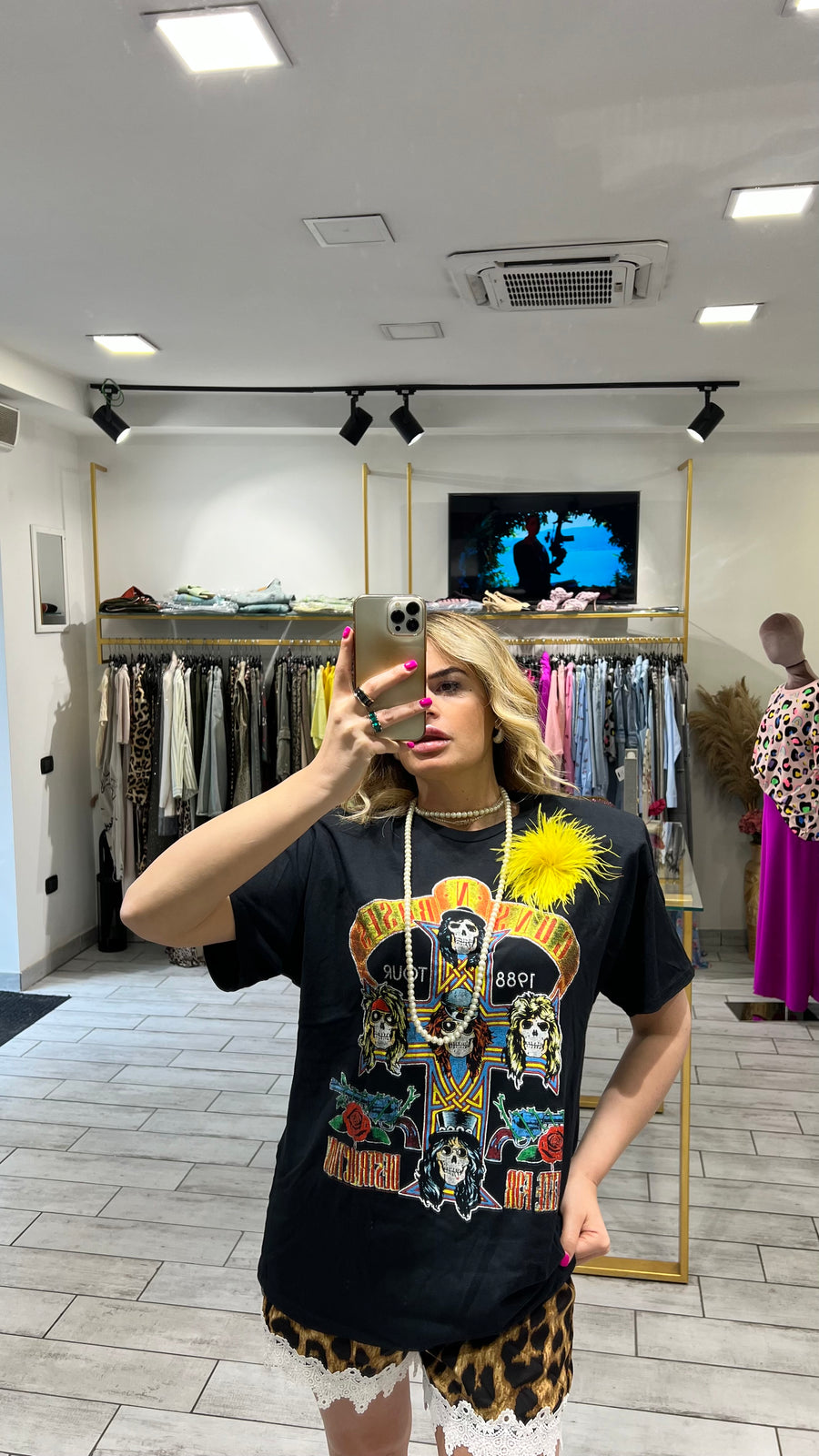 T-Shirt Rock Gun N’ Roses Fifth