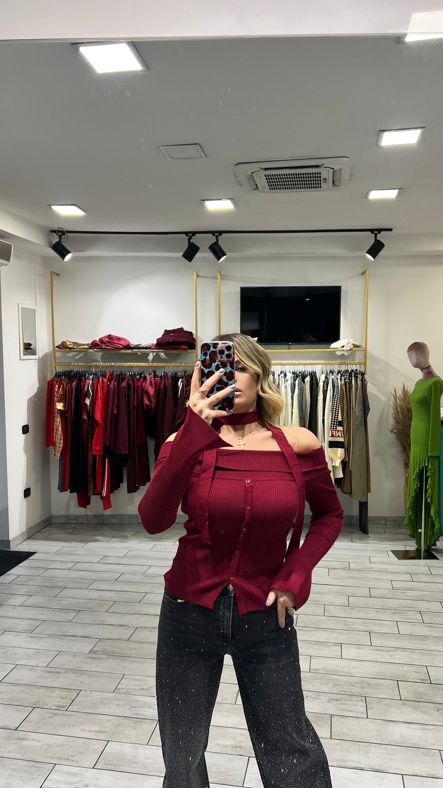Maglioncino Tokyo Bordo